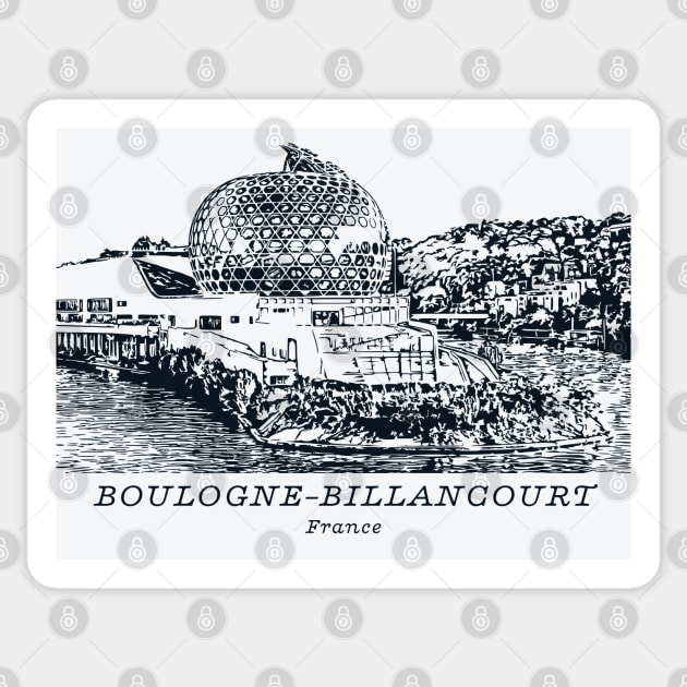 Boulogne-Billancourt - France Sticker by Lakeric